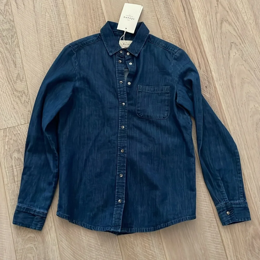 Sezane Denim Tomboy. - Picture 5 of 10
